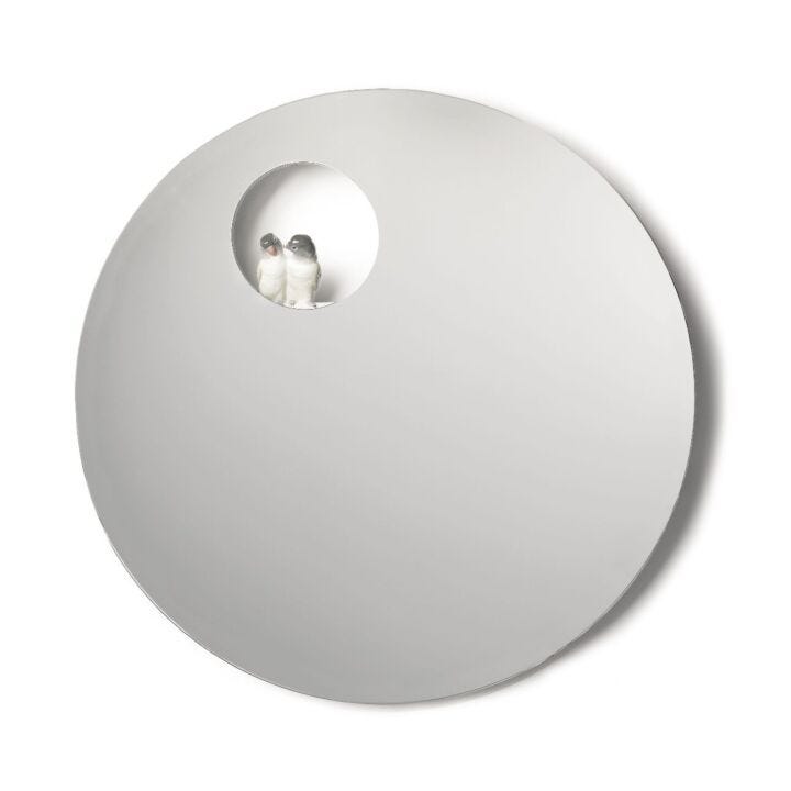 Parrot Shine I Wall Mirror by Lladró