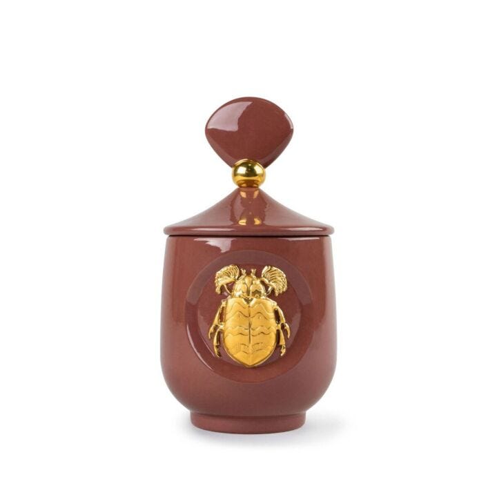 Scarab candle Luxurious animals by Lladró #Moonlight Scent
