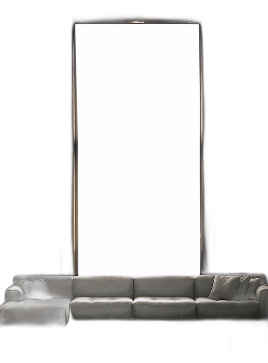 SOFTWALL - Double bed with upholstered headboard