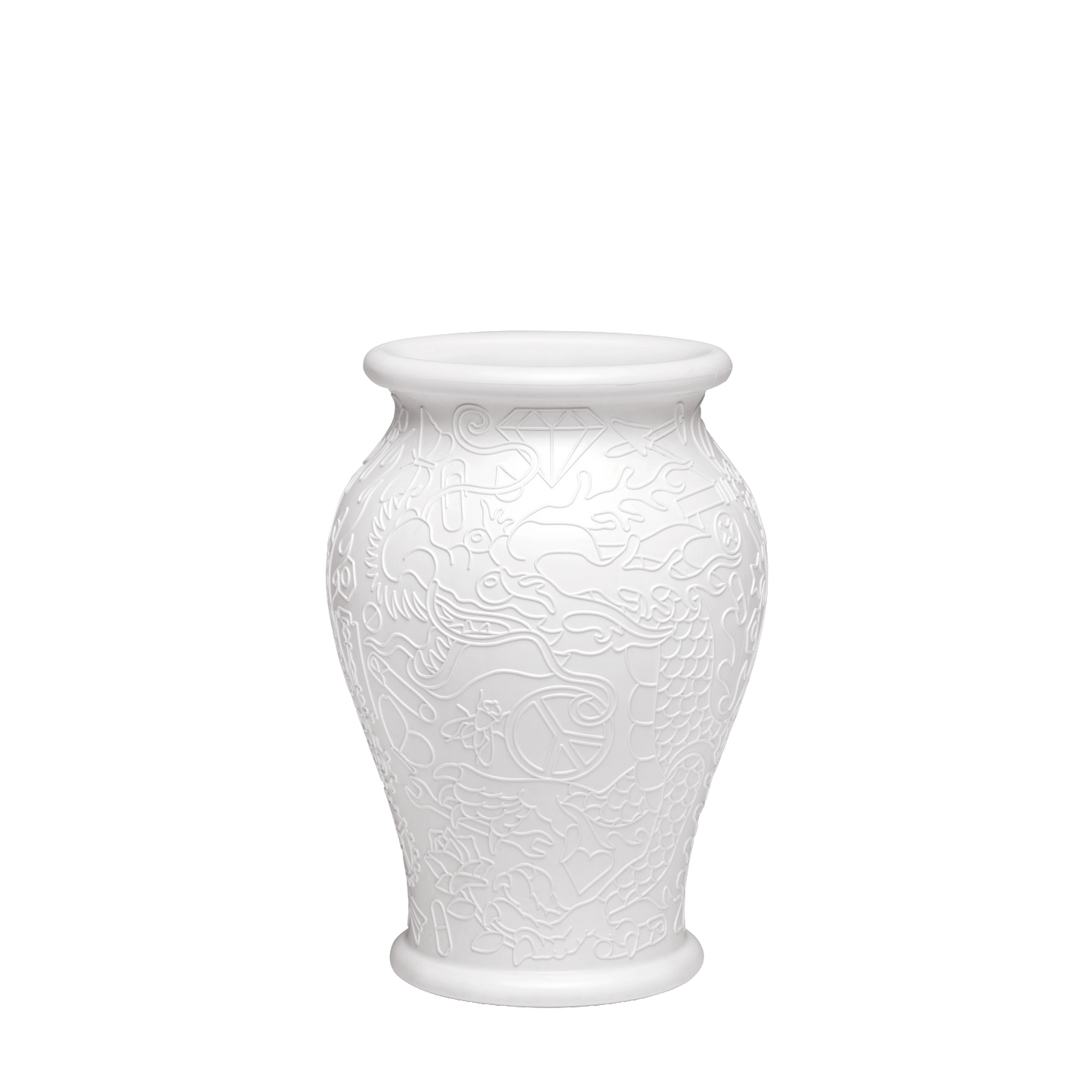 Ming Stool and Sidetable Lamp with Rechargeable Led by Qeeboo