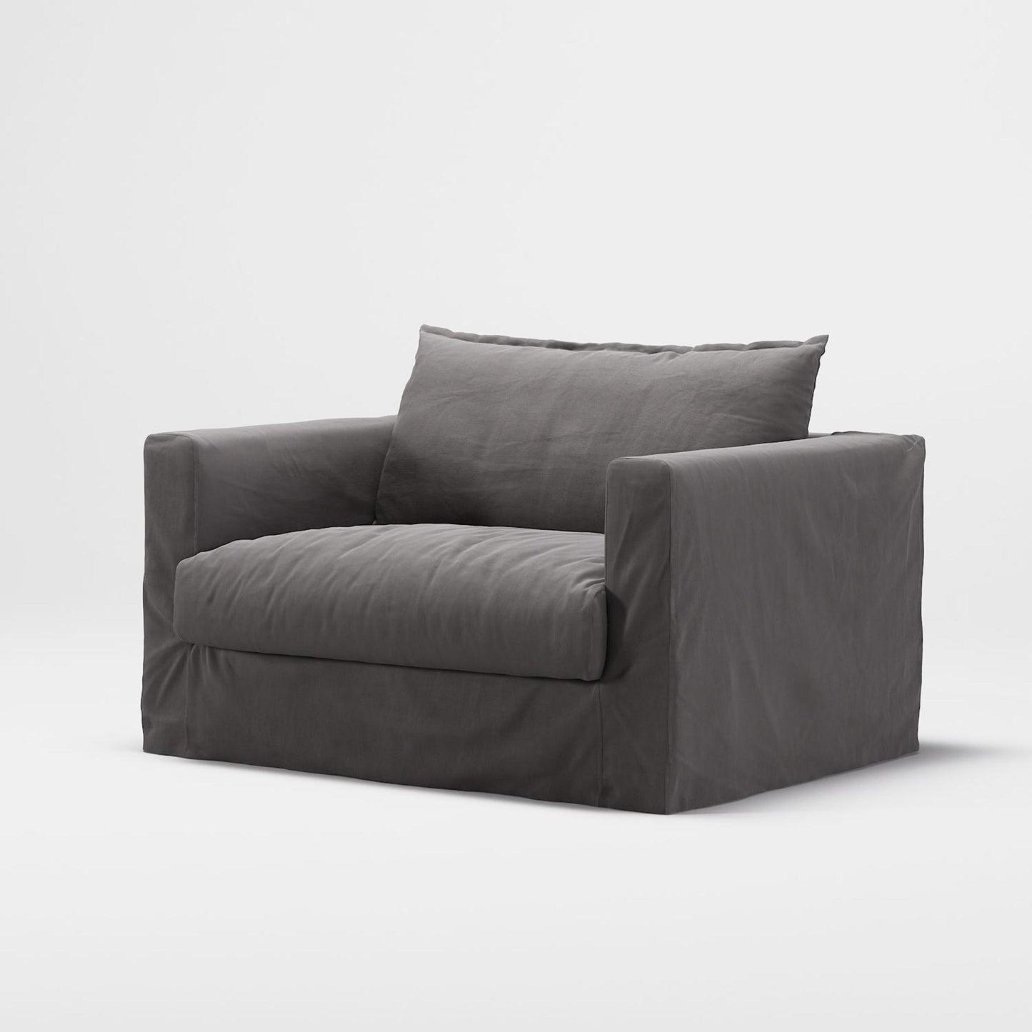 Decotique Le Grand Air Nou Love Seat Armchair Grey