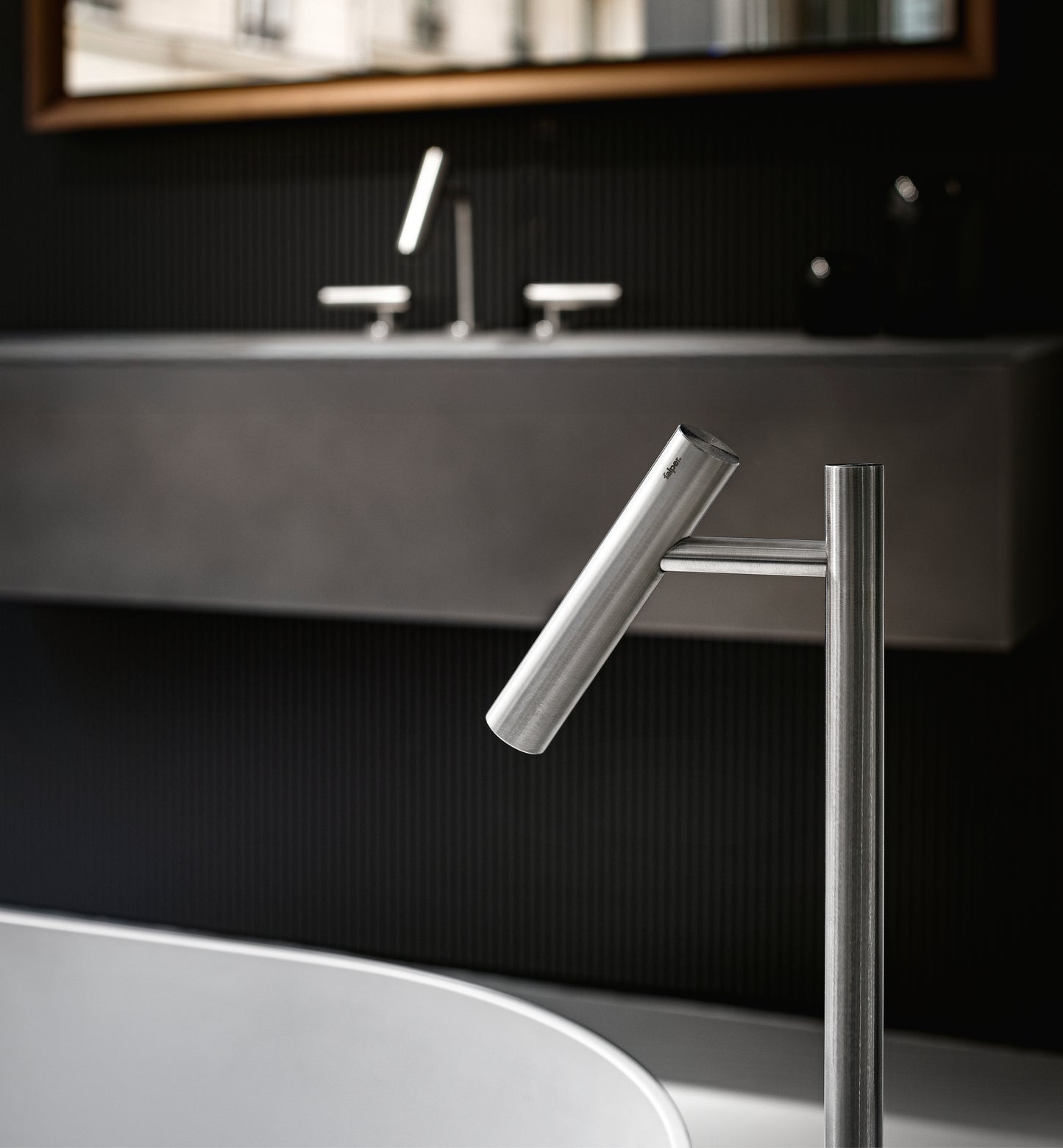 CILINDRO - 2 hole countertop washbasin tap by Falper