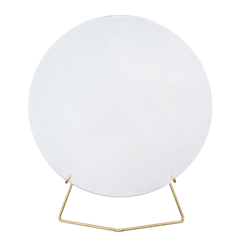 Standing mirror 20 cm by Moebe #brass #
