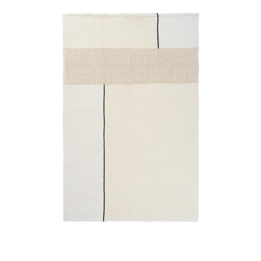 Ferm Living Dela Carpet Natural/Off-White