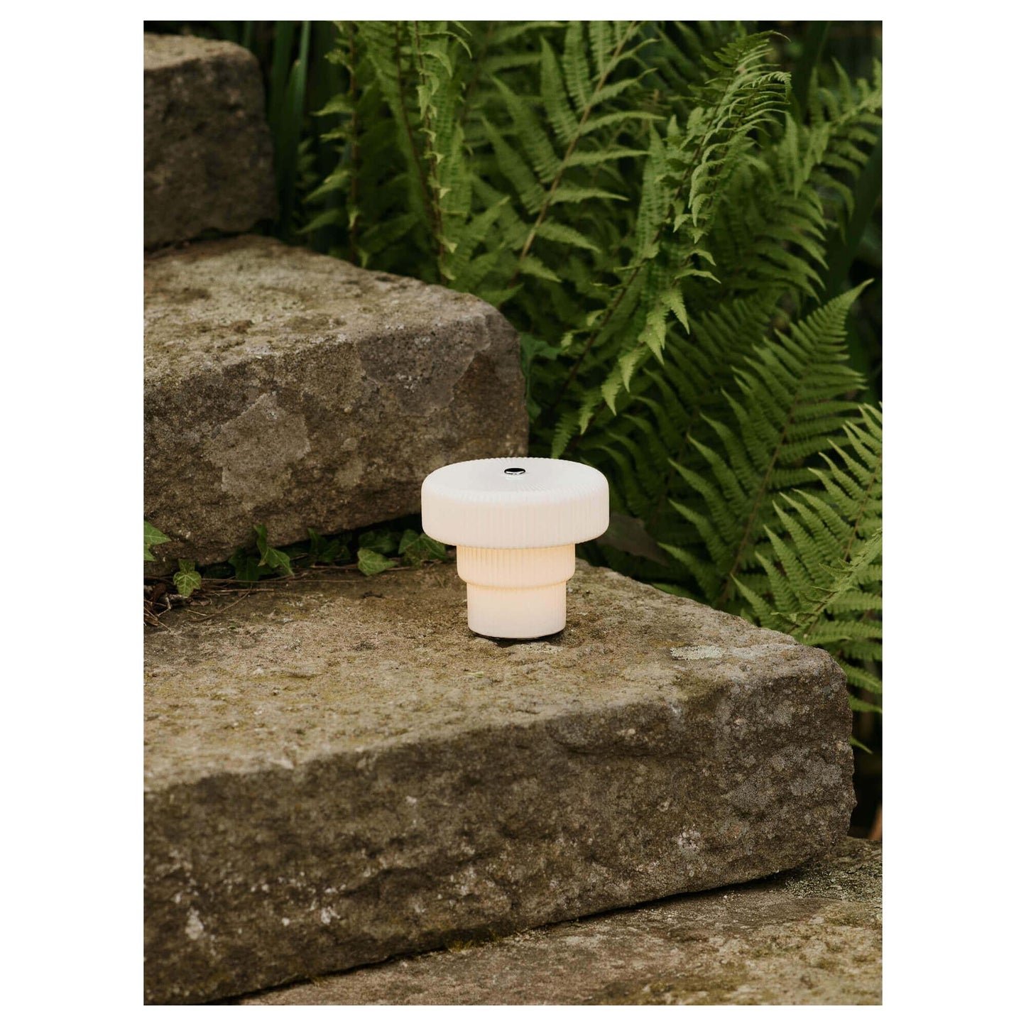 Ferm Living Ripple Portable Lamp H10 White
