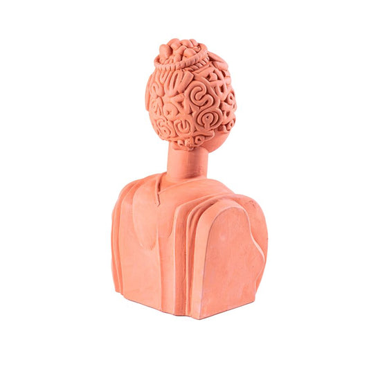 Terracotta Statue Magna Graecia Bust Poppea by Seletti
