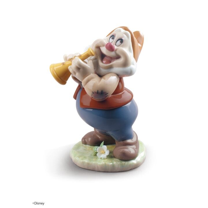 Happy Snow White Dwarf Figurine by Lladró