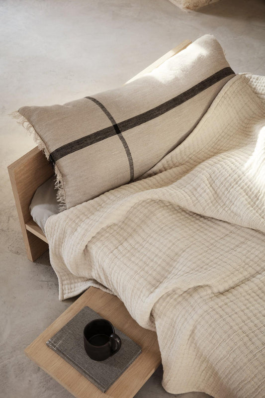 Ferm Living Calm Pillow 88x38 Camel/Black