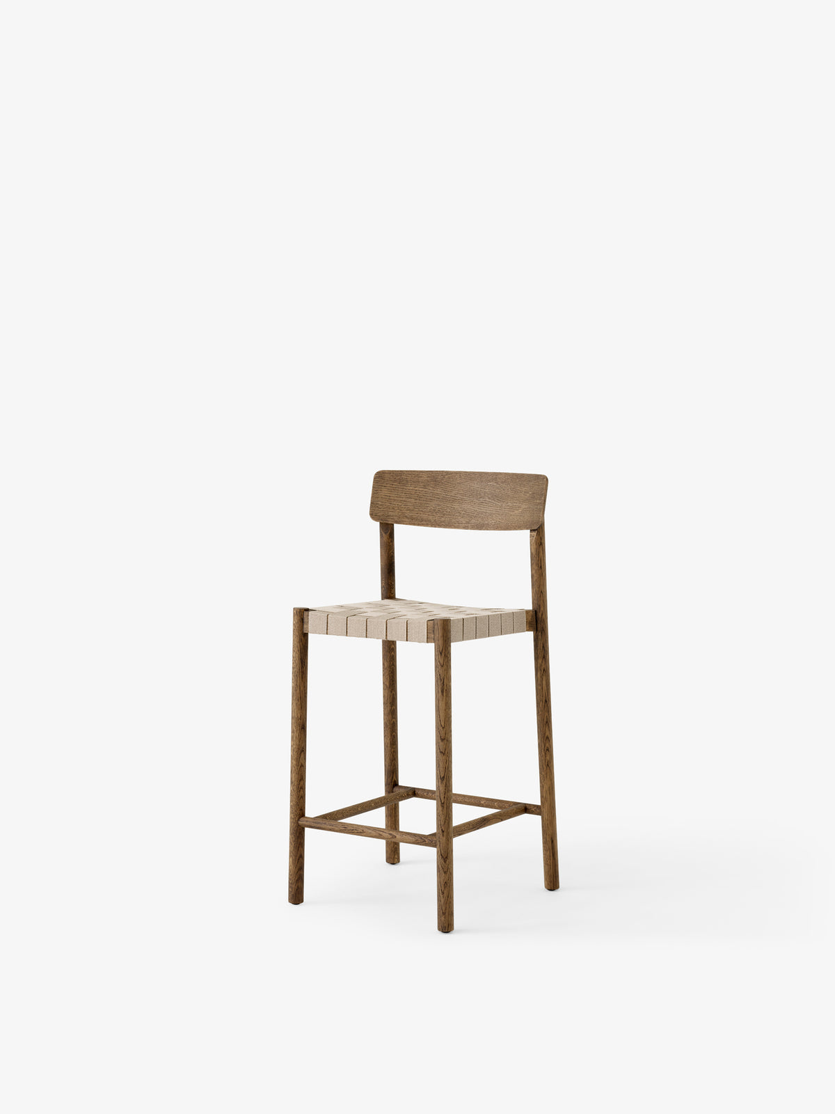 &tradition Betty Counter Chair TK12 – Smoked Oiled Oak w. Natural Webbing