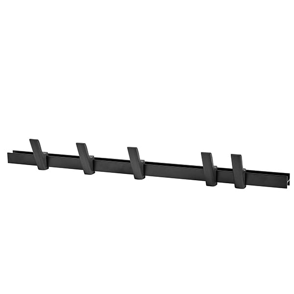 Beam coat rack by HAY #charcoal, 90 cm #