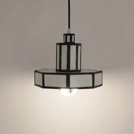 100% recycled cardboard Pendant Lamp CUT 'N PASTE Pendant Lamp 2 by Seletti