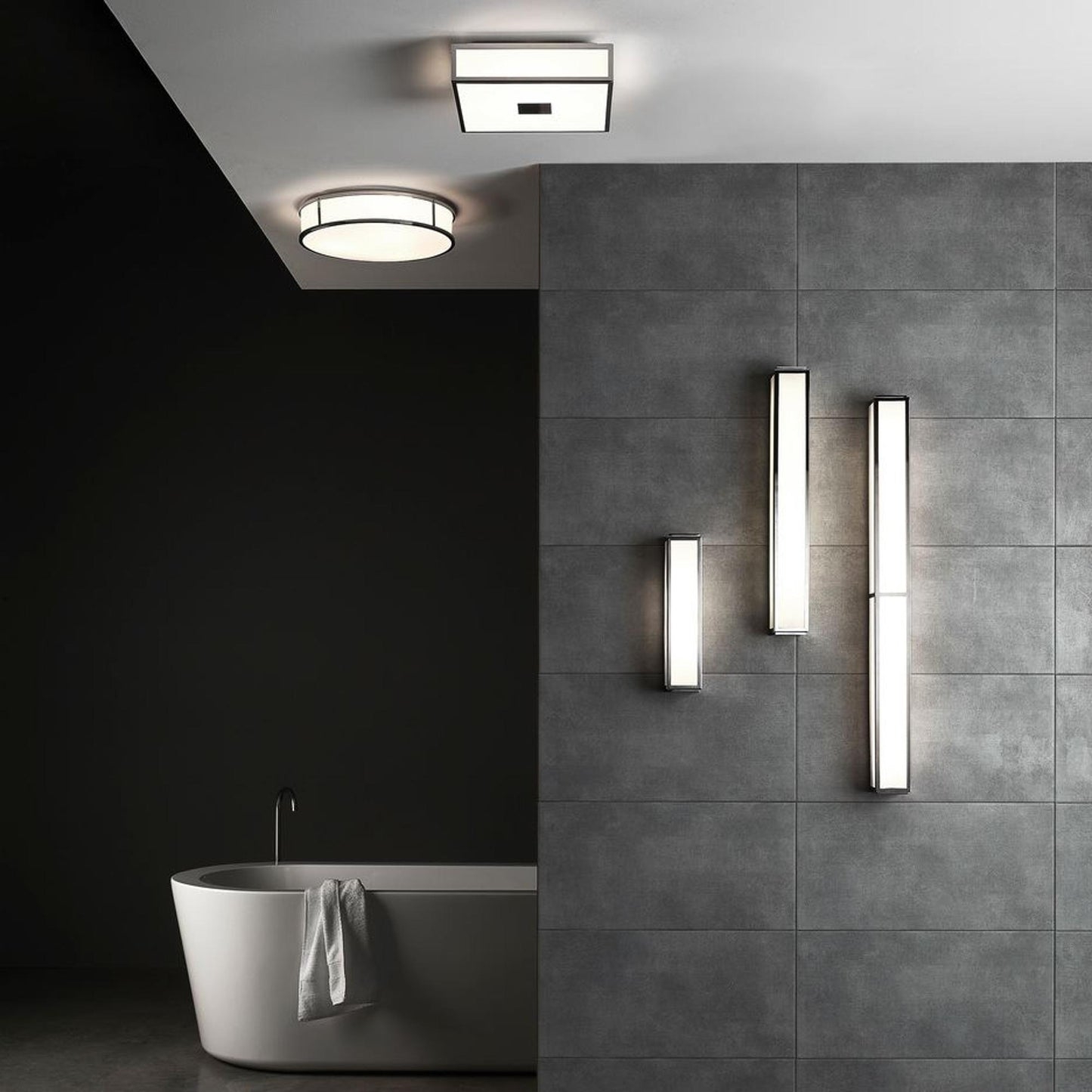 Astro Mashiko 400 Round Ceiling Light Bronze