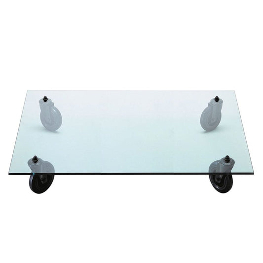 Tavolo con Ruote coffee table by FontanaArte #140 x 70 x 25 cm #