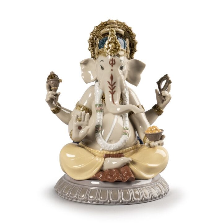 Lord Ganesha Figurine by Lladró