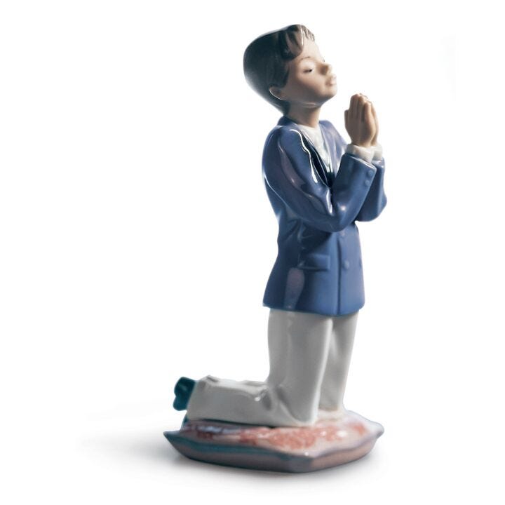 Communion Prayer Boy Figurine by Lladró