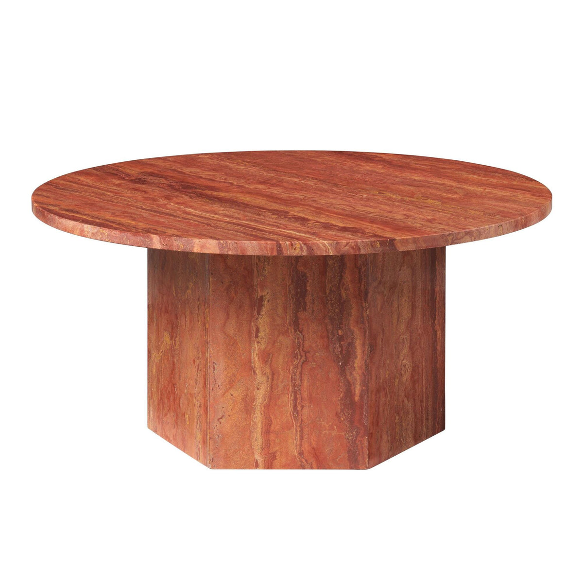 Epic Coffee Table Round Ø80 White Travertine