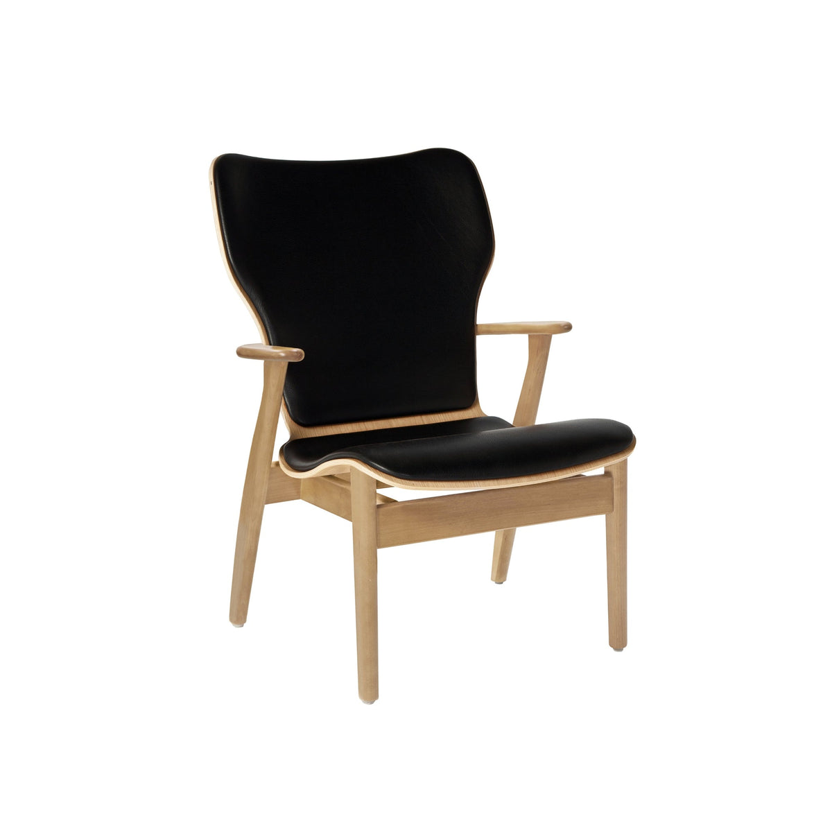 Artek Domus Lounge Chair — 오크 · Prestige Black