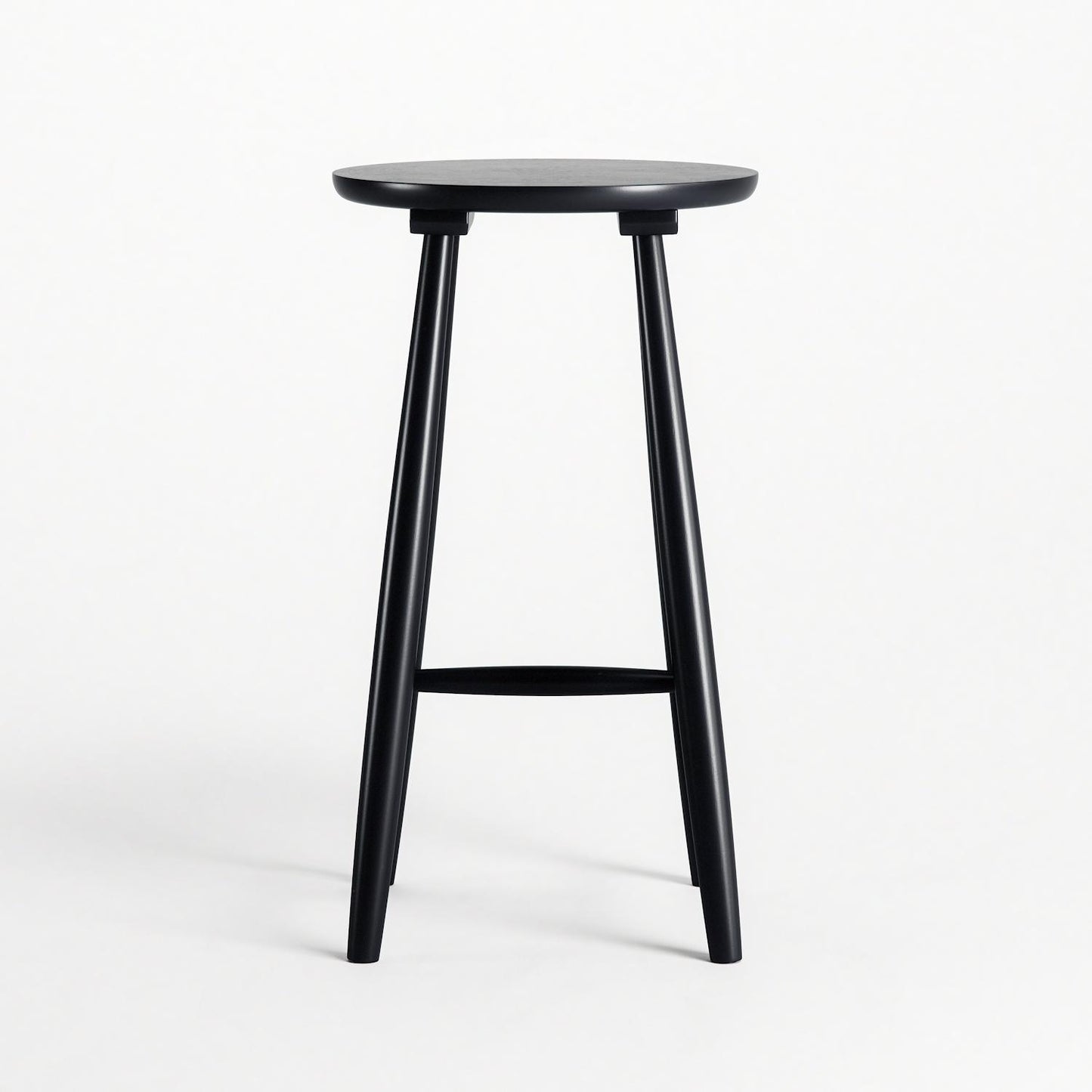 Department Wood H23 Bar Stool Black