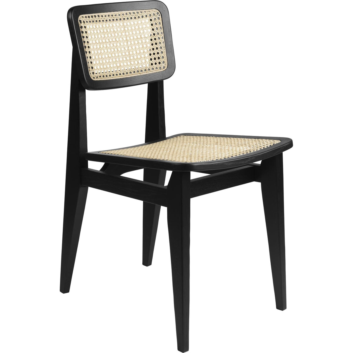 C-Chair Dining Chair French Wicker/Oak