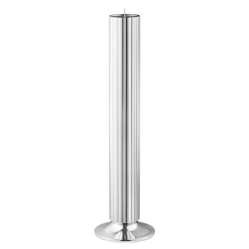 Bernadotte floor candleholder by Georg Jensen #50 cm, stainless steel #