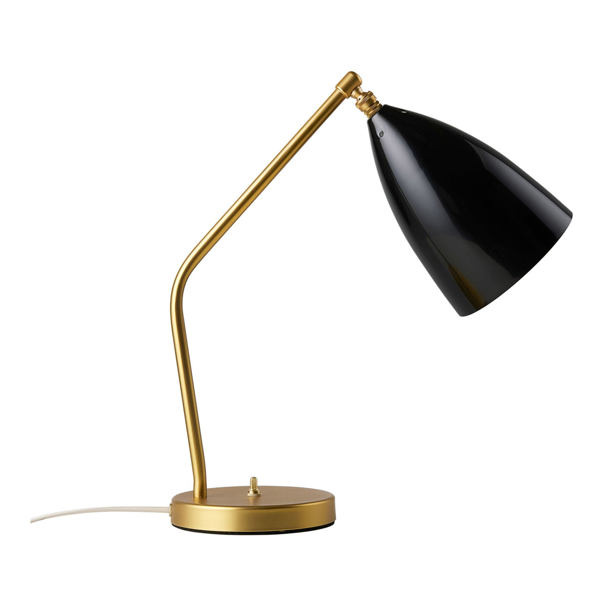 Gräshoppa Table Lamp Brass/ Canvas