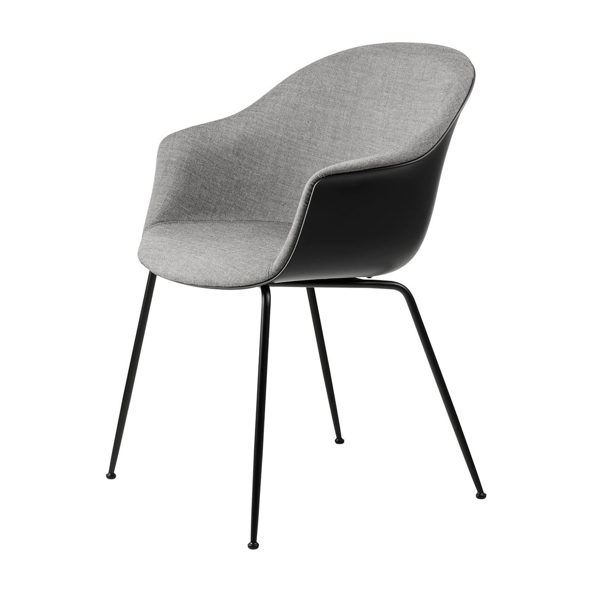 Bat Dining Chair Front Upholstered In Plain 0023