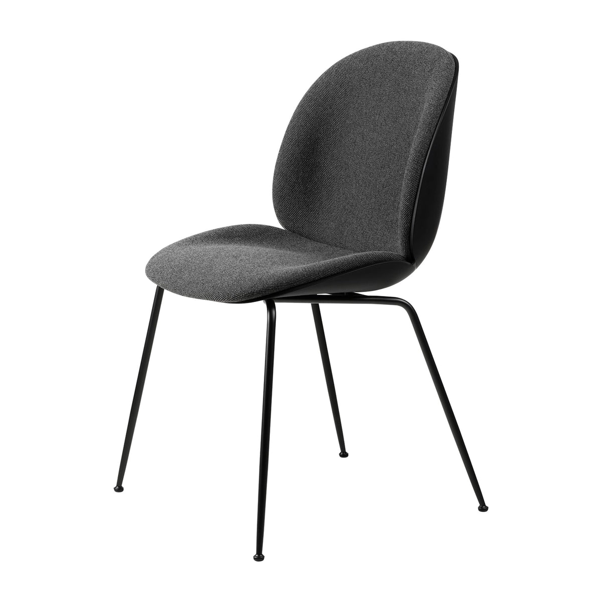 Beetle Dining Chair Front Upholstered In Plain 0023