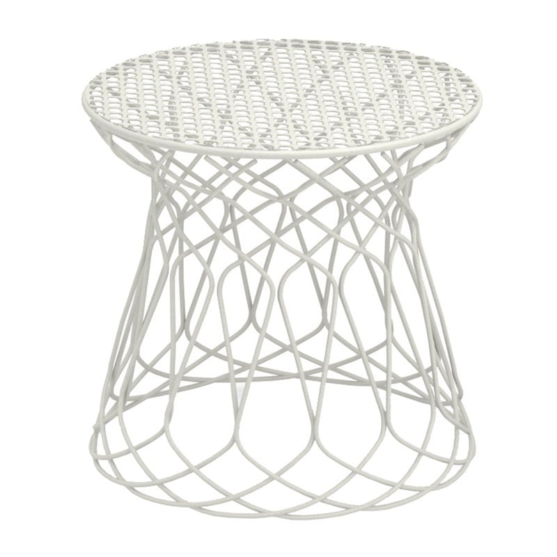 Re-Trouve stool/side table by Emu #matt white #