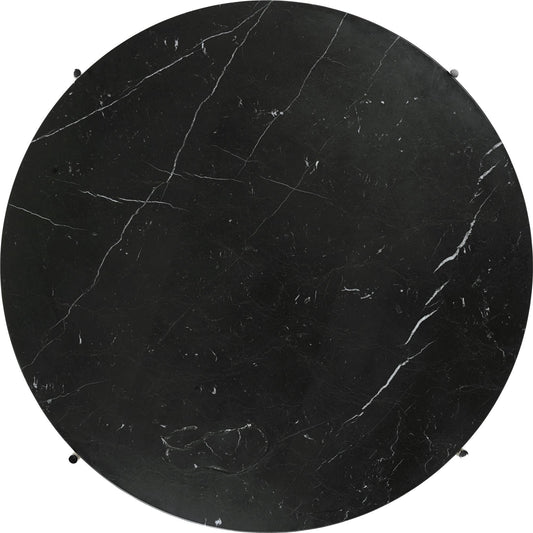 TS Coffee Table Round Ø80 Polished Steel