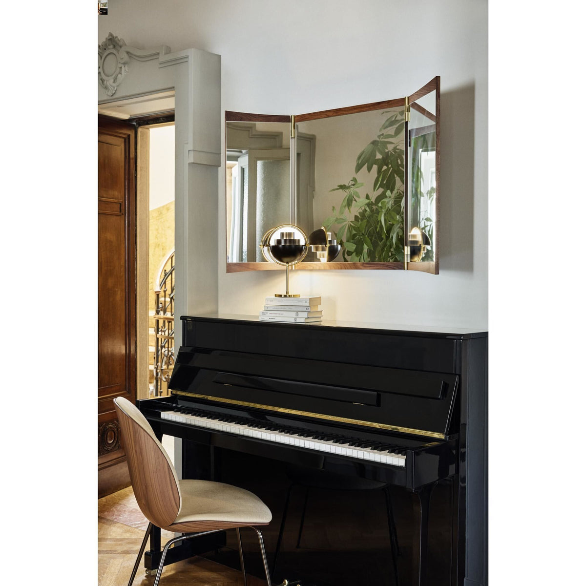 Vanity 3 Mirror American Walnut