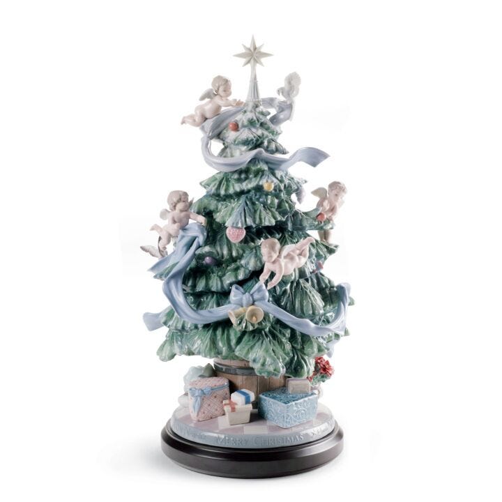 Great Christmas Tree Figurine by Lladró