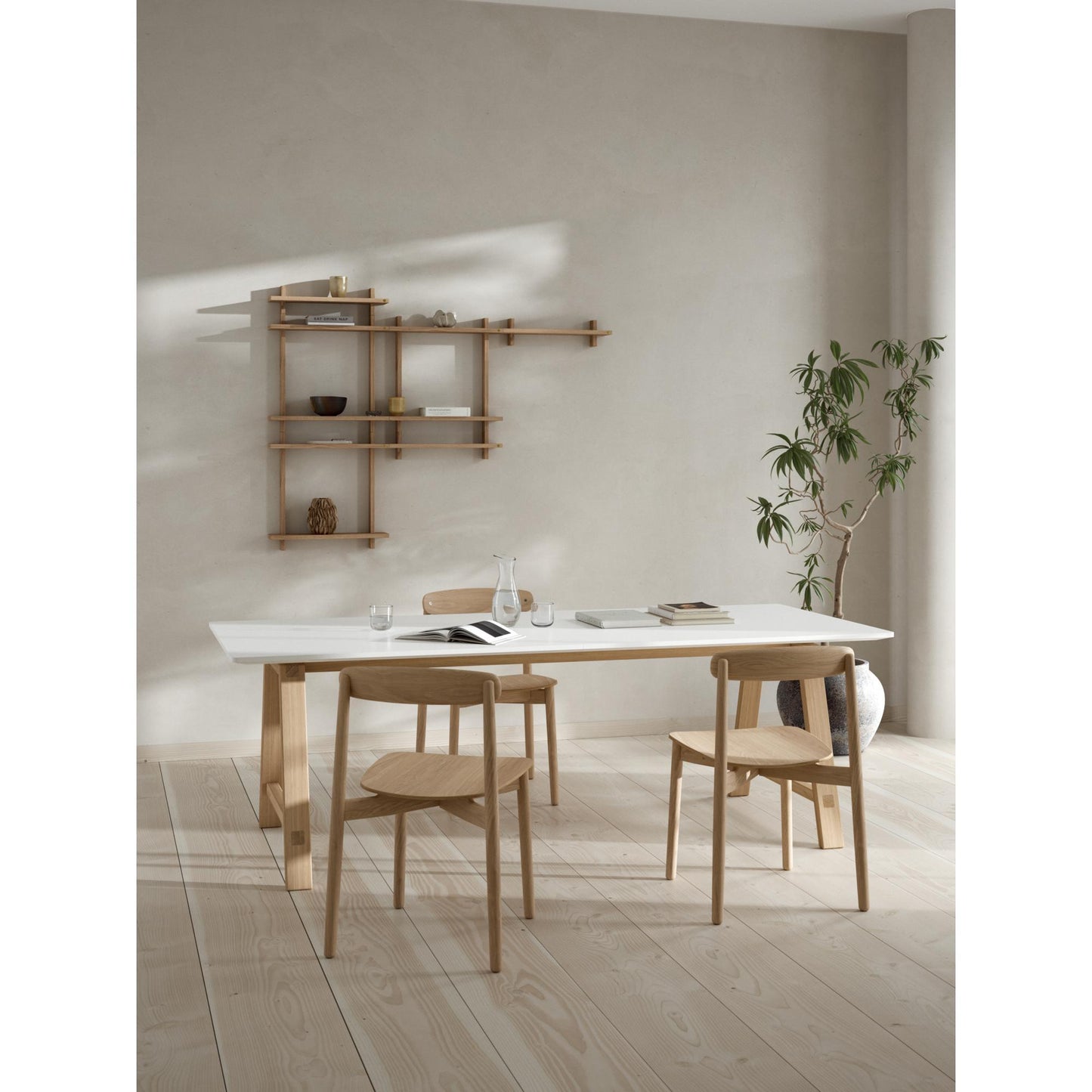 Andersen Furniture Treat Shelf Double Large Oiled Natural Oak