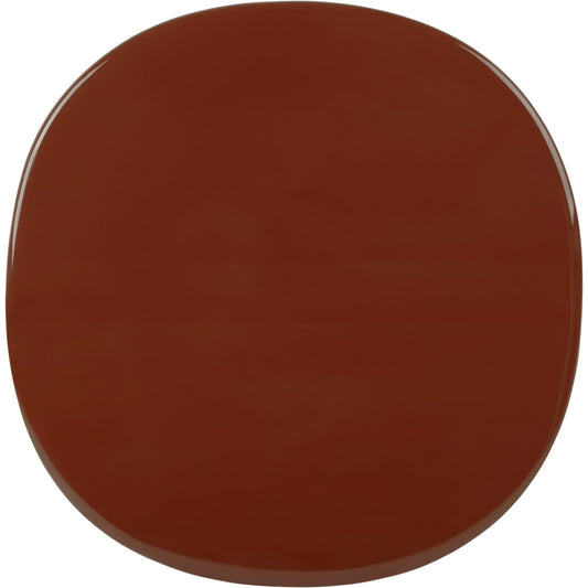 Carmel Bistro Café Table 74x75x75 Matt Black/Rock Red