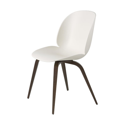 Beetle Dining Chair Wooden Base Smoked