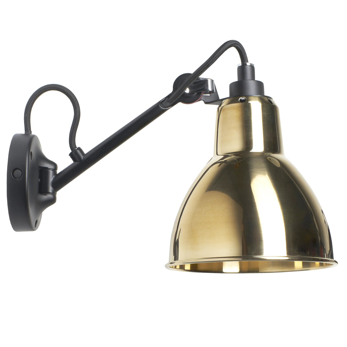N104 Wall Lamp Black/ Black/ Copper – DCWéditions