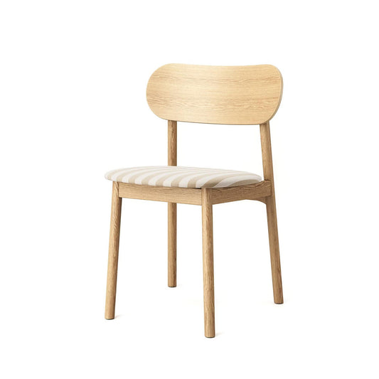Decotique Elephant Dining Chair Natural Oak/Gentle Ribbon