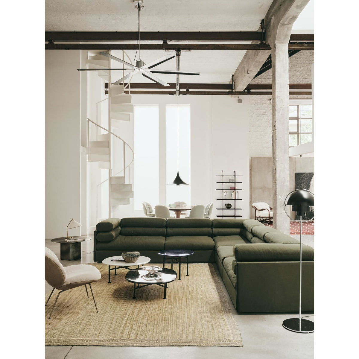 Keen 96 Shelving System 6 Shelves Stainless Steel/Ash Veneer