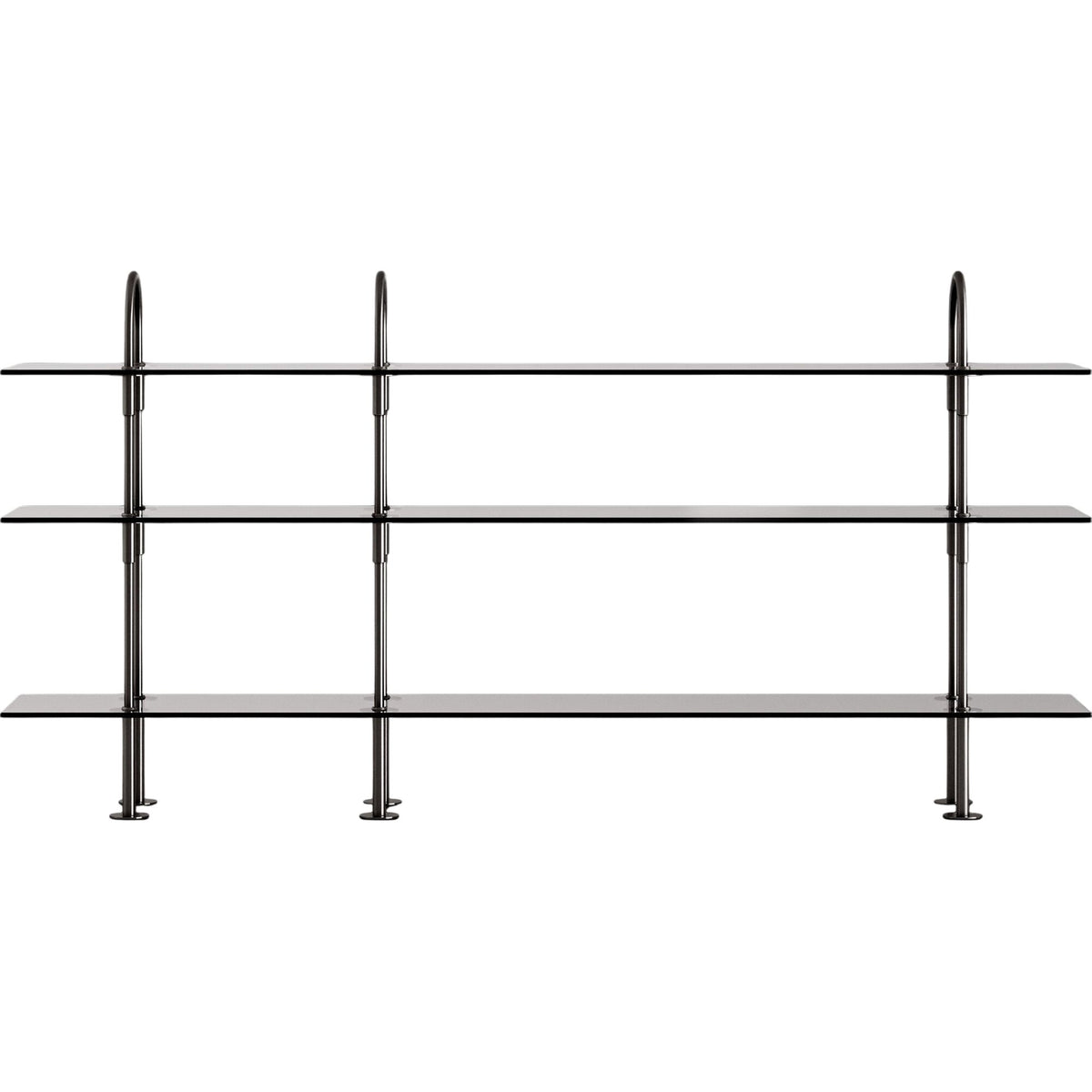 Keen 208 Shelving System 3 Shelves Stainless Steel/Ash Veneer