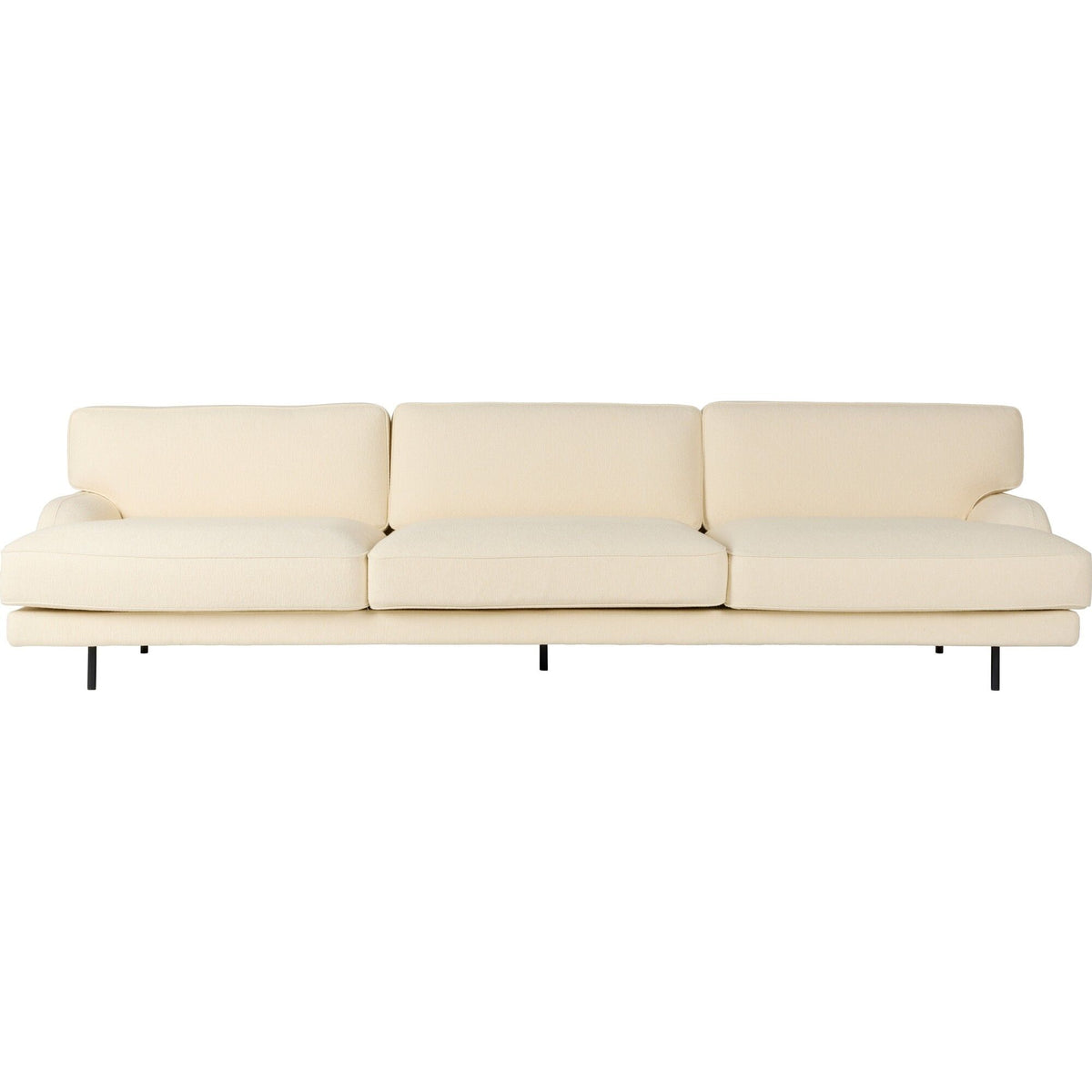 Flaneur 3-Seater Sofa Black/ Asator 0984