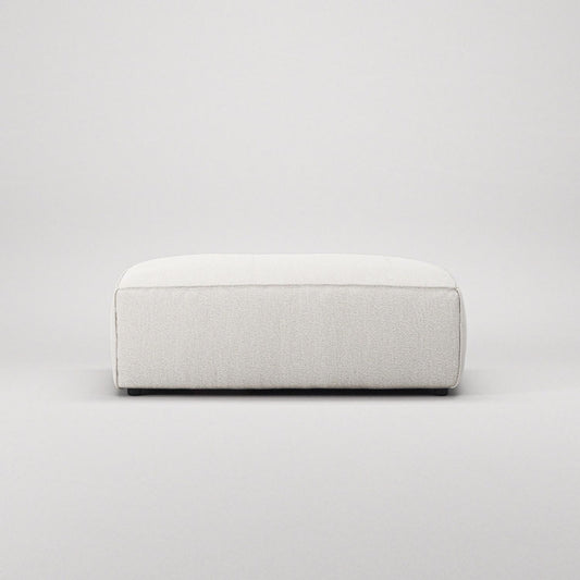 Decotique Grand Footstool Steam/White