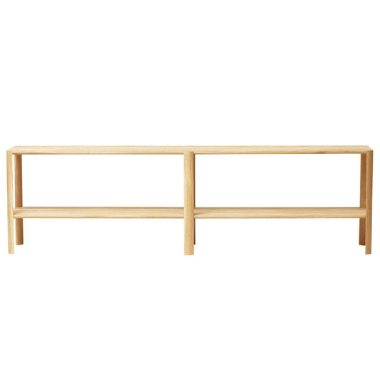 Leaf shelf 2x2 by Form & Refine #white oiled oak #