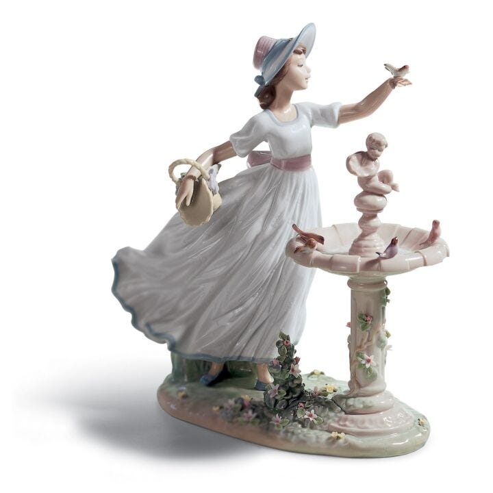 Spring Joy Girl Figurine by Lladró