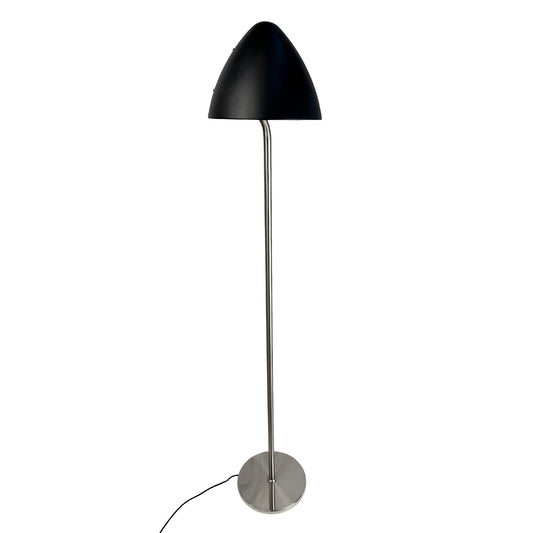 Oulu Floor Lamp by Dyberg Larsen #Black/ Brushed Steel