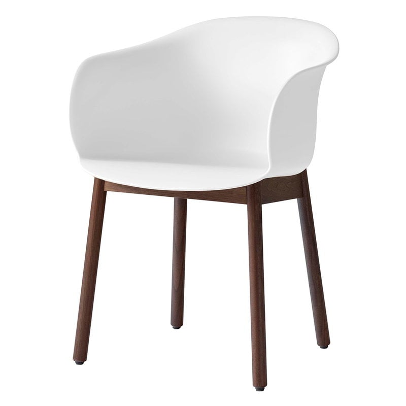 Elefy JH30 chair by &Tradition #white - walnut #