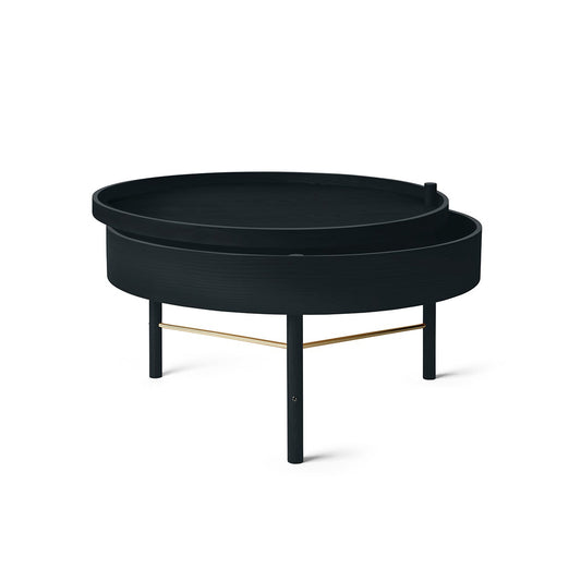 Turning Table by Audo Copenhagen #Black Ash & Brass