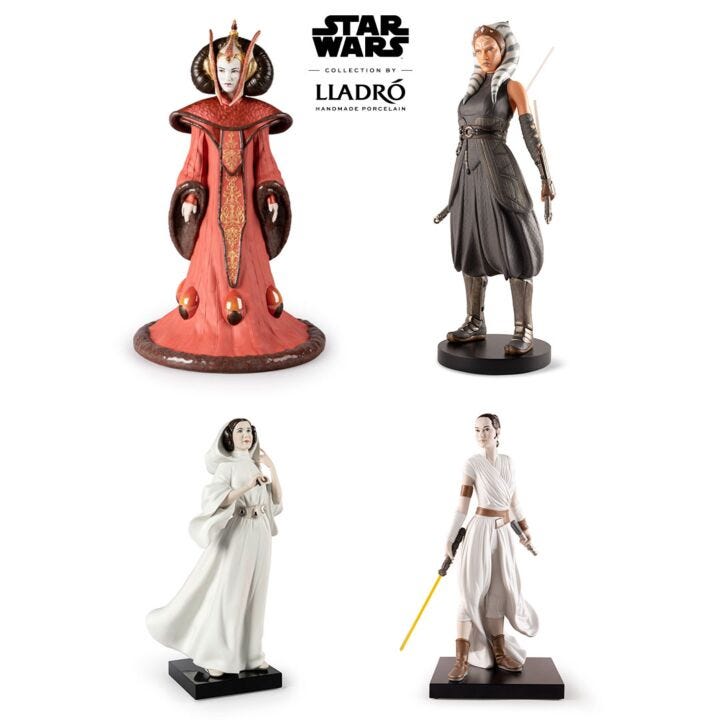 Star Wars Heroines Full Set by Lladró TRDST