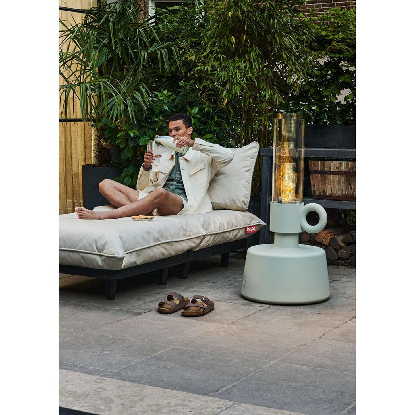 Fatboy Flamtastique Laterne XL Bone