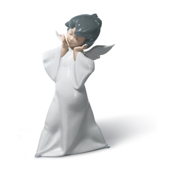 Mime Angel Figurine by Lladró