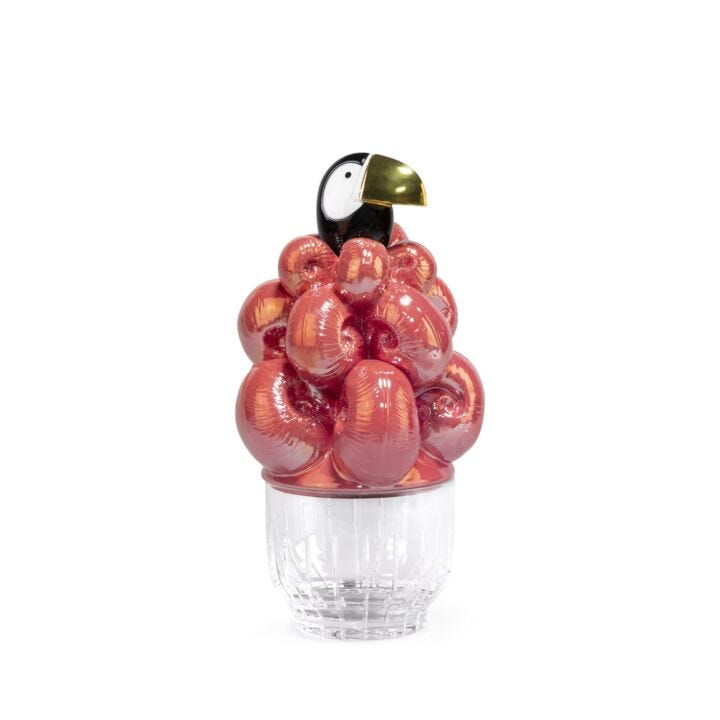 Toucan Ice Bucket by Lladró #Golden Luster