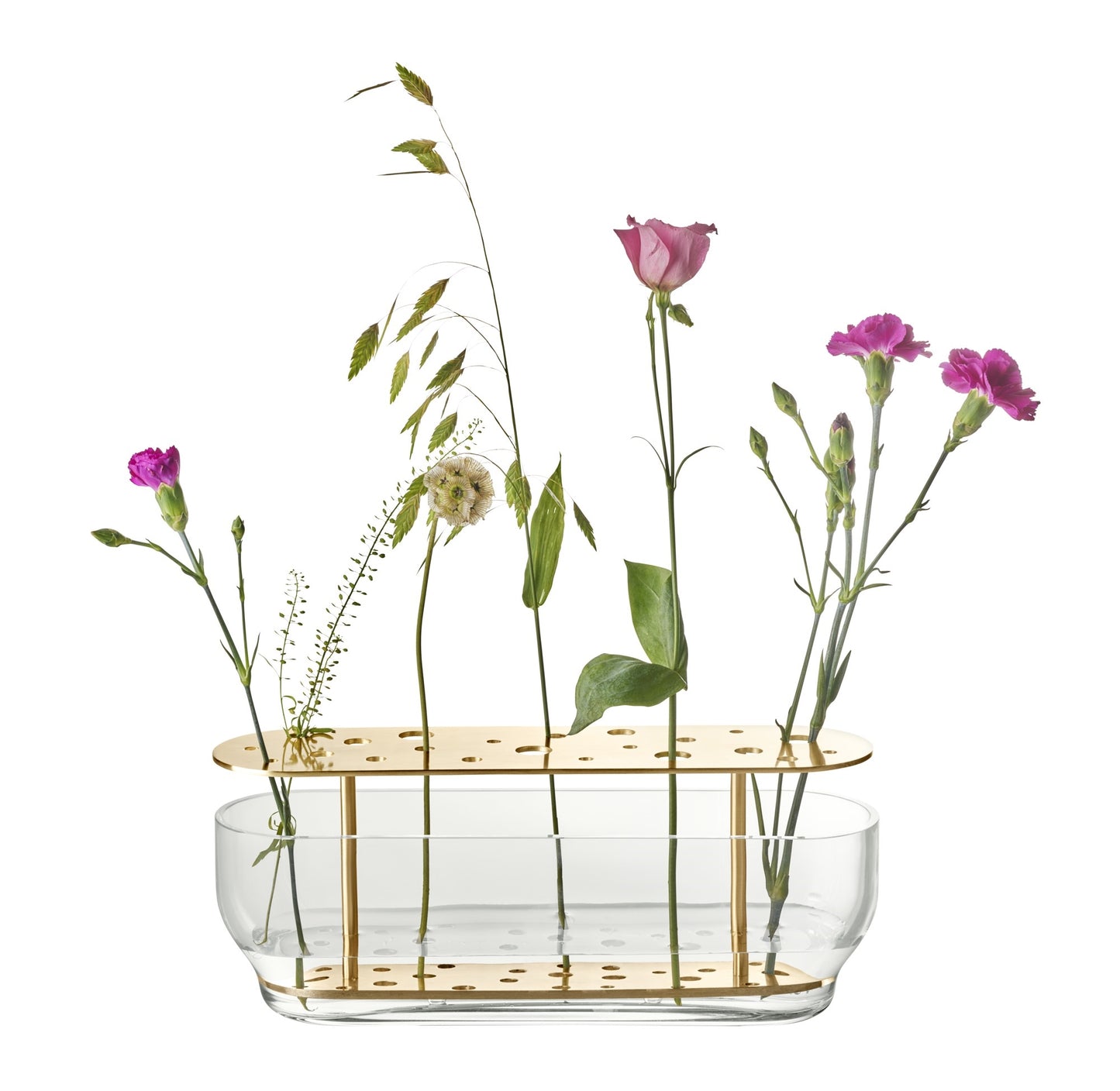 Ikebana Vase Long by Fritz Hansen #Granite/Pale Brown